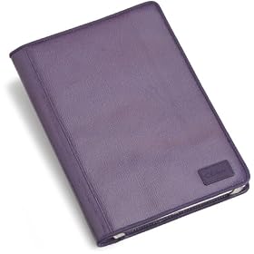 Cole Haan Hand-Stained Patent Leather Kindle DX Cover (Fits 9.7" Display, Latest Generation Kindle DX), Tanzanite