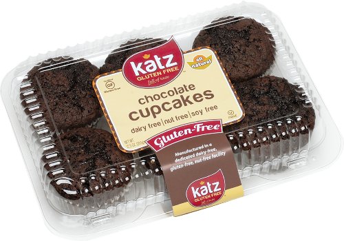 Katz Gluten Free Chocolate Cupcakes, 9 Ounce, Certified Gluten Free - Kosher - Dairy & Nut free - (Pack of 1)