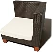 Strathwood Camano All-Weather Wicker Sectional Sofa Seat, Left