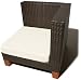 Strathwood Camano All-Weather Wicker Sectional Sofa Seat, Left