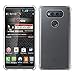 LG V20 Case, Comsoon [Drop Cushion] [Crystal Clear] Soft PC TPU Bumper Slim Protective Case Cover with Raised Bezels for LG V20 2016 (Clear)