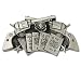 Wild West Poker Pewter Belt Buckle