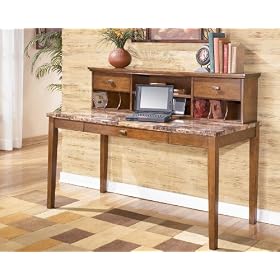 2PC Large Desk with Low Hutch Set