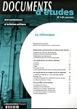 Revue La Documentation Française  / Documents d'études, N° 1.21 : Le Référendum