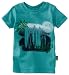 Charlie Rocket Baby-boys Infant Surf's Up Tee, Dolphin, 12/18
