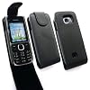 NOKIA C2-01 PU Leather Flip Case Black