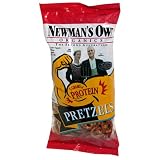 Newmans Own®Organics Pretzels, Hi-Protein, 7-Ounce Bags (Pack of 12)
