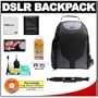 Bower Pro Digital SLR Photography BackPack + Precision Design Accessory Kit for Canon Rebel T3, T3i, T1i, T2i, EOS 60D, 50D, 5D, 7D, Nikon D3000, D3100, D5000, D7000, D300s, Olympus Evolt E-5, E-30, E-620 & Sony Alpha A560, A580, A33, A55
