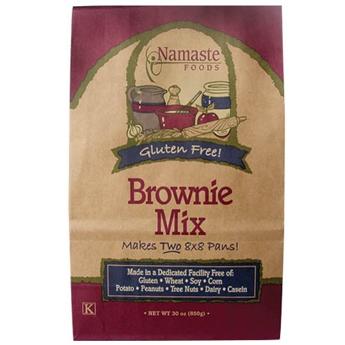 Namaste Foods, Gluten Free Brownie Mix, 30-Ounce Bags (Pack of 6)