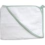 Under the Nile Organic Cotton Hooded Towel with Sage Trim