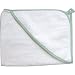 Under the Nile Organic Cotton Hooded Towel with Sage Trim