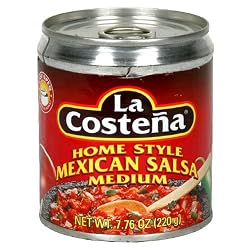 La Costena Home Style Mexican Salsa, Medium, 7.76-Ounce Cans (Pack of 24)
