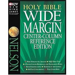 Holy Bible Wide Margin Center-Column Reference Edition