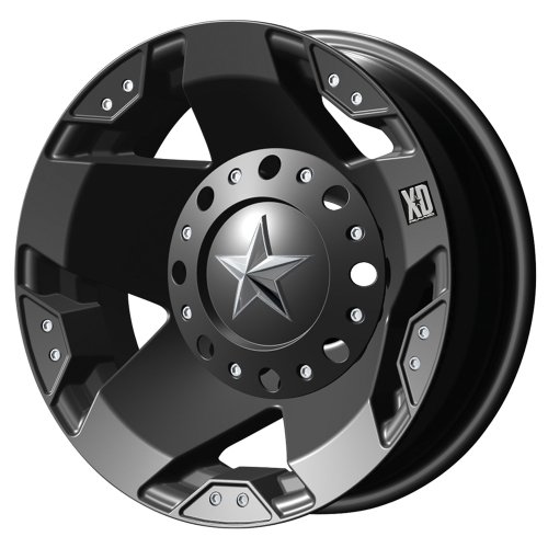 16x6 KMC XD Rockstar (Matte Black) Wheels/Rims 8x165.1 (XD77566080794N)