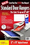 Blanks/USA Pre-Cut Standard Door Hangers (DHP12FLWH)