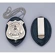 Leather Badge Holder (Includes Chain)