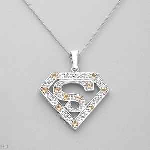 Necklace With 1.10ctw Genuine Citrines Made in 925 Sterling silver. Total item weight 10.0g Length 16in
