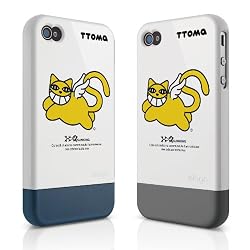 elago S4 Glide TTOMA Case for AT&T, Sprint, Verizon iPhone 4/4S + Extra Bottom Clip + Front + Back Protection Film included