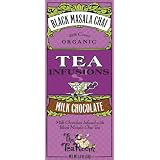 Organic Milk Chocolate Bars Infused With Black Masala Chai 38% Cacao 5 Pieces by The Tea Room