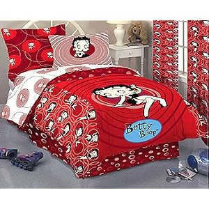 Red Betty Boop Bedding Set