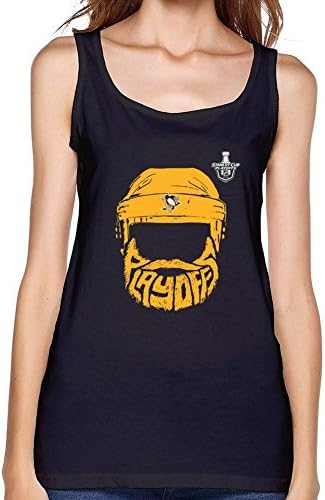 WUEUW Pittsburgh Penguins 2016 Stanley Cup Playoffs Bound Bearded Women's Vest Tank Top