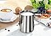 New Star Foodservice Commercial Grade Stainless Steel 18/8 Frothing Pitcher (20-Ounce (Frothing Pitchers))