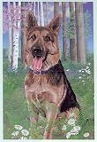 German Shepherd Garden Flag (12.5x18)