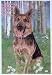 German Shepherd 25x38 House Flag