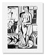 Ernst Ludwig Kirchner, Interior with Nude and Cat