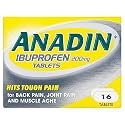 Anadin Ibuprofen Pain Relief  Tablets 200mg 16