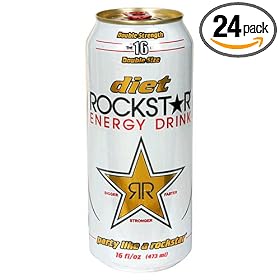 Rockstar Energy Drink, 16 Ounce Can (Pack of 24)