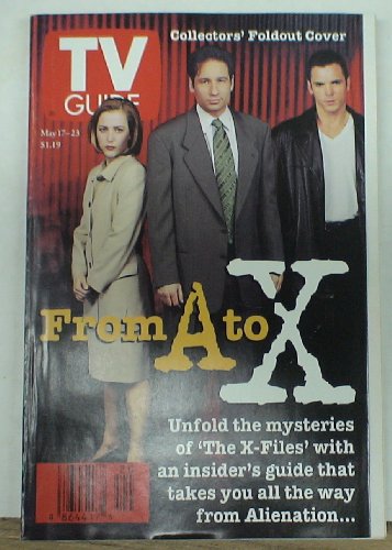 Tv Guide May 17-23 1997 Gillian Anderson & David Duchovny X-files Cover