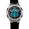 Men's Armitron Silver Trim Digital Watch - Black