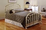 Lillian Lustre Brass Gold Finish King Size Metal Bed