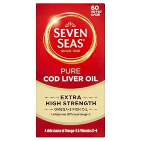 Seven Seas Pure Cod Liver Oil Extra High Strength 60 Capsules