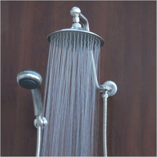 Atlantis 6Brushed Nickel Rain Showerhead Combination