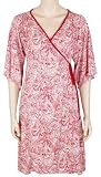 MATTE JERSEY KIMONO SLEEVE WRAP DRESS
