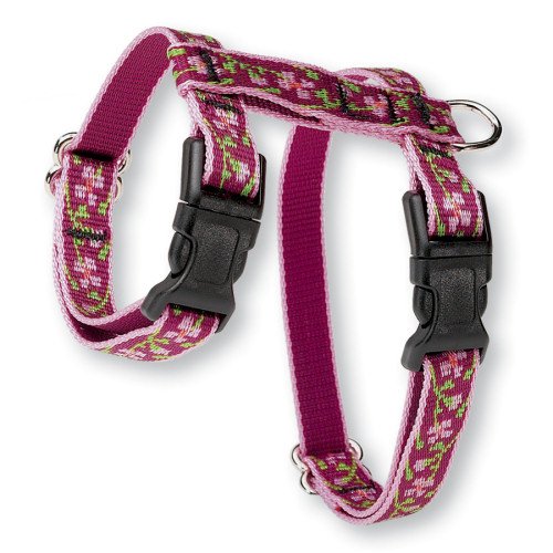 Lupine 1/2″ Cherry Blossom 12-20 H-style Pet Harness