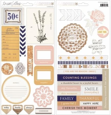 Life Emporium Adhesive Chipboard 12X6 Sheets 2/Pkg-Elements