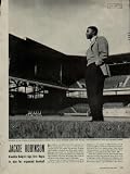 JACKIE ROBINSON: Brooklyn Dodgers sign first Negro to play for organized baseball. ..... 1945 LIFE Magazine Article, A5648. 19451126 JACKIE ROBINSON: Brooklyn Dodgers sign first Negro to play for organized baseball. ..... 1945 LIFE Magazine Article, A5648. 19451126