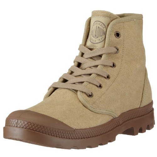 Palladium Men's Pampa Hi Stonewashed Dark Khaki Lace Up Boot 02352-261-M 11 UK