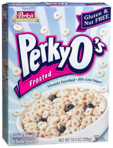 Perky O's 100% Natural, Frosted Cereal, 10.4-Ounce Boxes (Pack of 6)