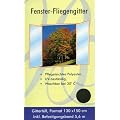 Fenster-Fliegengitter 130 cm x 150 cm, waschbar, inklusive Befestigungsband, Farbe: schwarz