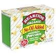 BEARITOS Organic No Oil Added Microwave Popcorn, Lightly Salted, 3-Count Boxes (Pack of 12)