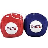 Atlanta Braves Plush Team Fuzzy Dice
