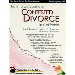 How to Do Your Own Contested Divorce in California