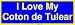 I Love My Coton de Tulear Bumper Sticker