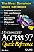 Book Access 97 Quick Reference (Que Quick Reference Series)