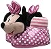 Josmo Character Shoes Girl's Disney Minnie Head Slipper-K, Pink/White Polka Dots, 7 M US Toddler