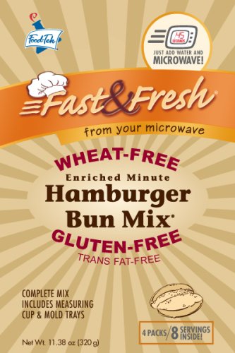 Microwave Hamburger Bun Kit GF